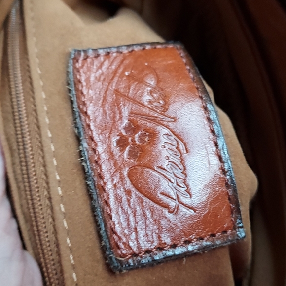 Patricia Nash Leather Small Satchel, Vintage - Picture 13 of 16